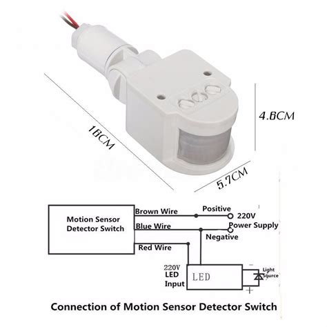 motion sensor wire diagram