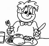 Thanksgiving Coloring Meal Pages Printable Kids Benny Delicious Gets sketch template