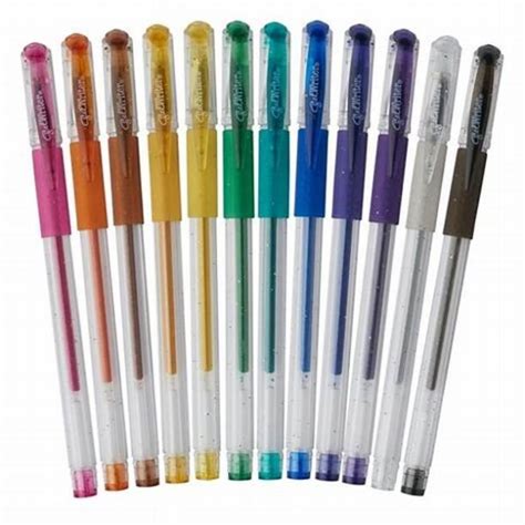 gel glitter coloured pens  keenai enterprises