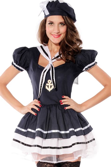women plus size sailor sweetie dress halloween military