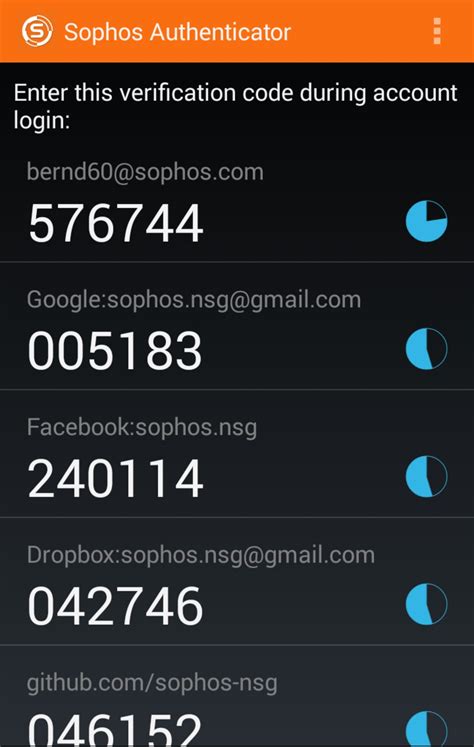 sophos authenticator apk  android