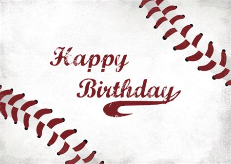 send baseball birthday wishes  happy birthday ecards