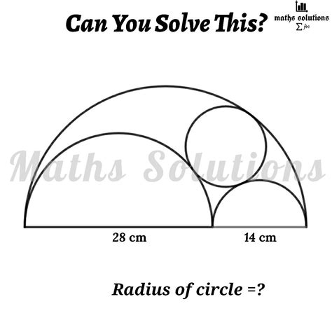 find  radius   circle maths solutions math math questions