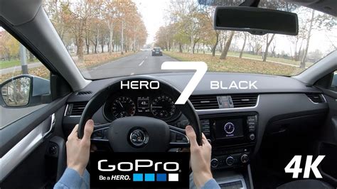 gopro hero  black pov hypersmooth stabilization test  comparison  hero  youtube