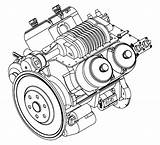 Diesel Engines Engine Drawing Car Plane Drawings Line Mechanical Color Piston Getdrawings sketch template