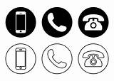 Phone Icon Vector Mobile Telephone Logo Cell Call Smartphone Shutterstock Vectorified Symbols Icons Stock Svg Gadget Device Choose Board sketch template