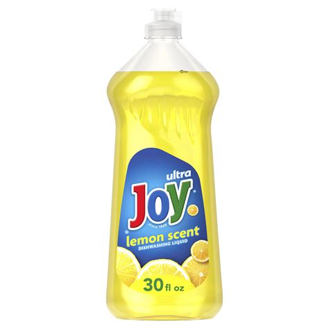 joy liquid dish soap lemon scent  fluid ounce walmartcom