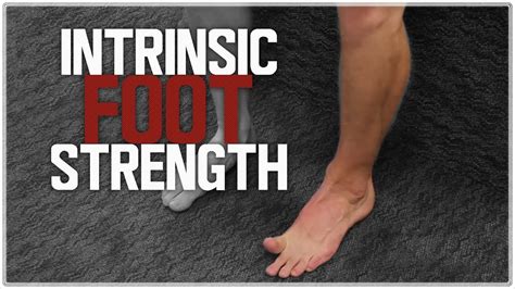 intrinsic foot strength exercises for stronger feet barefoot training youtube