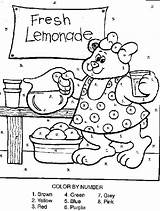 Lemonade Magique Ce2 Lemoniada Mots Kolorowanki Lemon Colorier sketch template