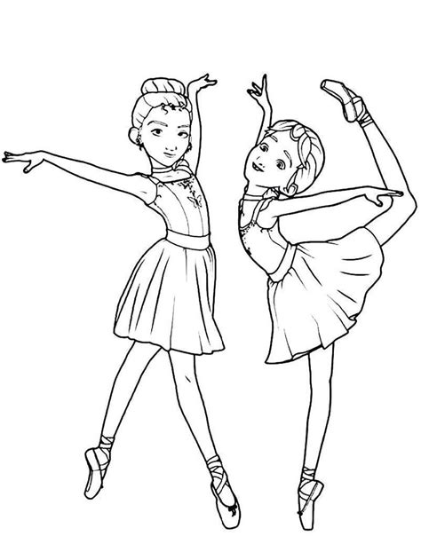 lovely ballerina coloring page  printable coloring pages  kids