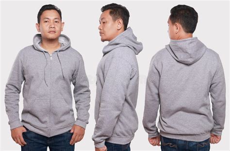 gray hoodie mock  stock photo image  hoody gray