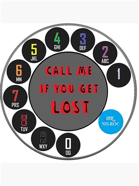 call     lost poster  nh roc redbubble