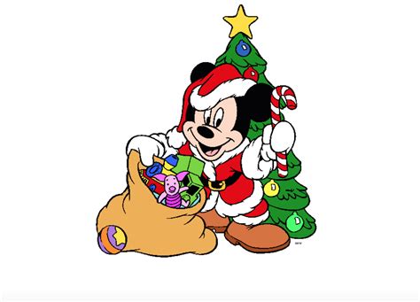 mickey mouses christmas  santa claus suit disney christmas mickey