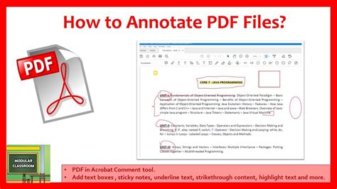 annotate  files youtube