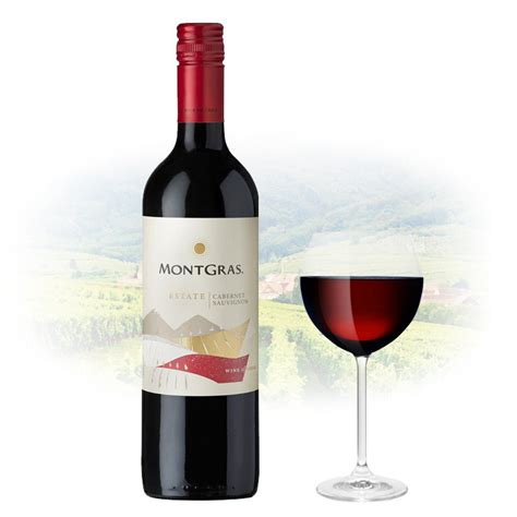 montgras estate cabernet sauvignon chilean red wine