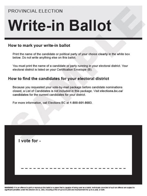 received  blank mail  election ballot heres   fill