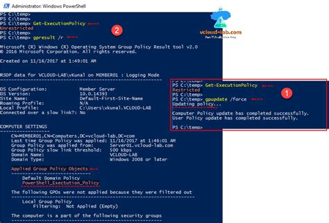 set powershell execution policy  group policy vgeek tales  real  system