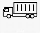 Delivery Coloring Truck Clipartkey sketch template