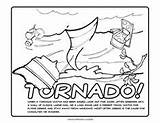 Coloring Pages Tornado Kids Disasters Natural Safety Books Disaster Survived sketch template