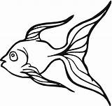 Goldfish Coloring Pages Fish Clipart Outline Gold Printable Kids Drawing Clip Bowl Cliparts Print Colouring Animal Cartoon Clipartpanda Simple Book sketch template