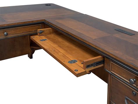 L Shaped Desk With Right Hand Facing Return – Martin Furniture