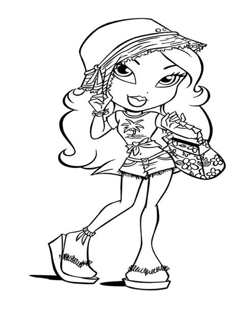 bratz dolls coloring pages coloring home