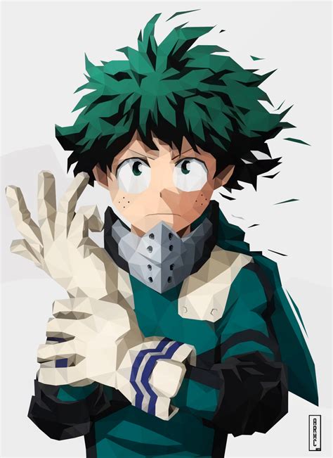 deku  poly  armc art  deviantart