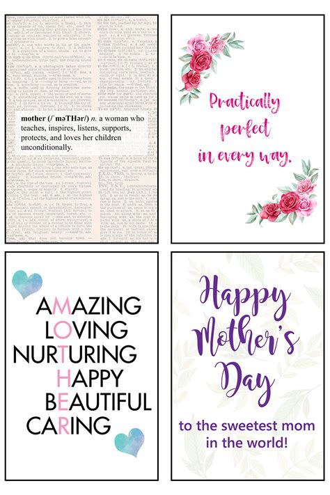printable mothers day cards rose clearfield