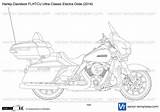 Harley Davidson Glide Ultra Electra Classic Templates Flhtcu Template Preview sketch template