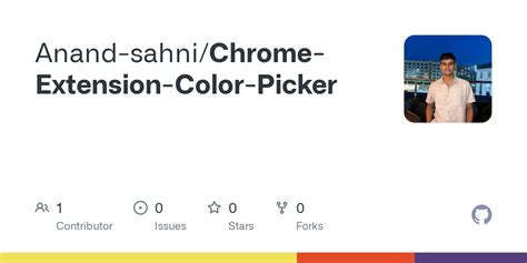 github anand sahnichrome extension color picker