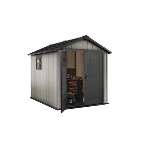 keter oakland  ft   ft plastic shed