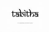 Tattoo Name Tabitha Designs sketch template