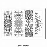 Bookmarks Colouring sketch template