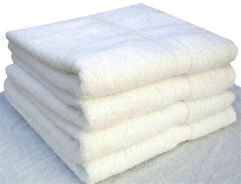 6 pack new white bath towels 22x44 inches white 6 0 lbs 100 cotton