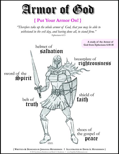 printable armor  god printables