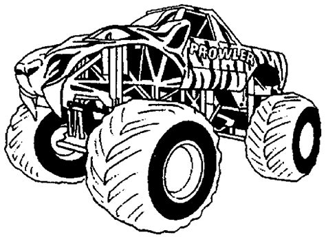printable monster truck coloring pages  kids   house