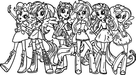 pony coloring girl   pony coloring equestria girl