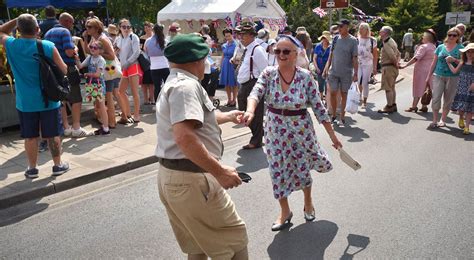 popular  woodhall spa festival  roaring success