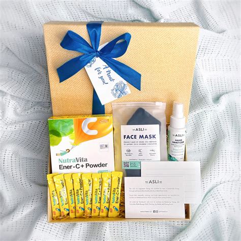 asli  employee wellness health vitamin  care pack gift set