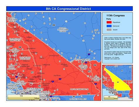California 8th Congressional District Paul Cook R District