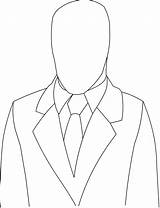 Suit sketch template