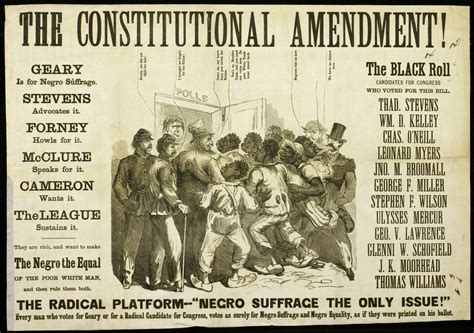 Northern Blacks And The Reconstruction Amendments Genius Of Freedom