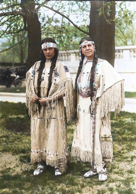 Historical Colorized Pictures Show Native Americans At The White House