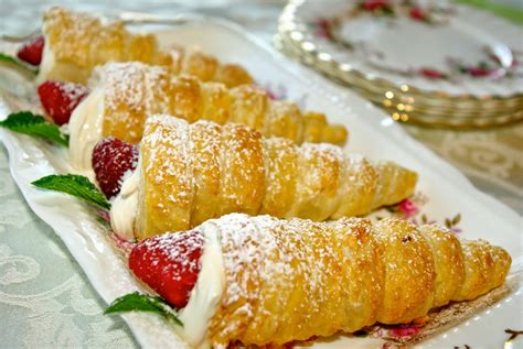 mennonite girls can cook cream filled puff pastry cones puff pastry