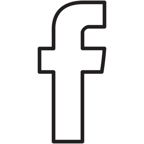facebook logo transparent outline imagesee