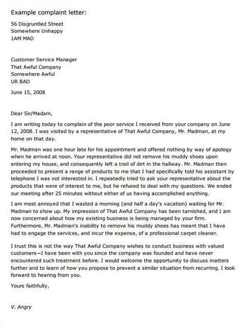 complaint letter  manager letter templates lettering letter
