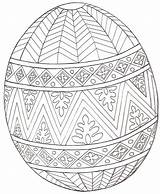 Pysanky Coloring Egg Getdrawings Pages sketch template