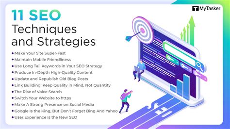 11 Seo Techniques And Strategies For Website Infographic