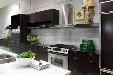 espresso cabinets contemporary kitchen smith boyd interiors