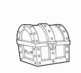 Chest Treasure Coloring Pages Color Printable Getcolorings sketch template